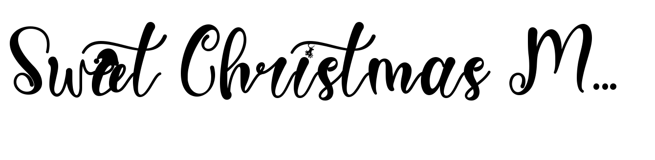 Sweet Christmas Monogram